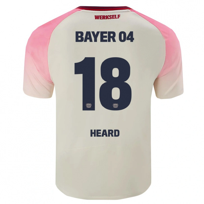 Danxen Mulher Camisola Aaron Heard #18 Rosa Branco Sujo Alternativa 2025/26 Camisa Brasil