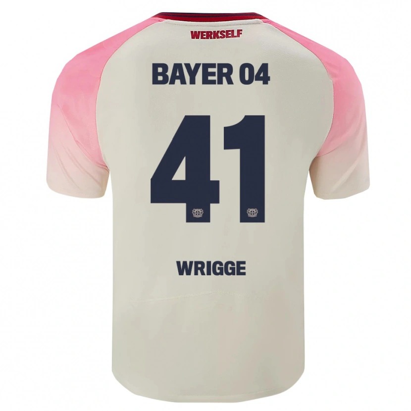 Danxen Mulher Camisola Amy Wrigge #41 Rosa Branco Sujo Alternativa 2025/26 Camisa Brasil