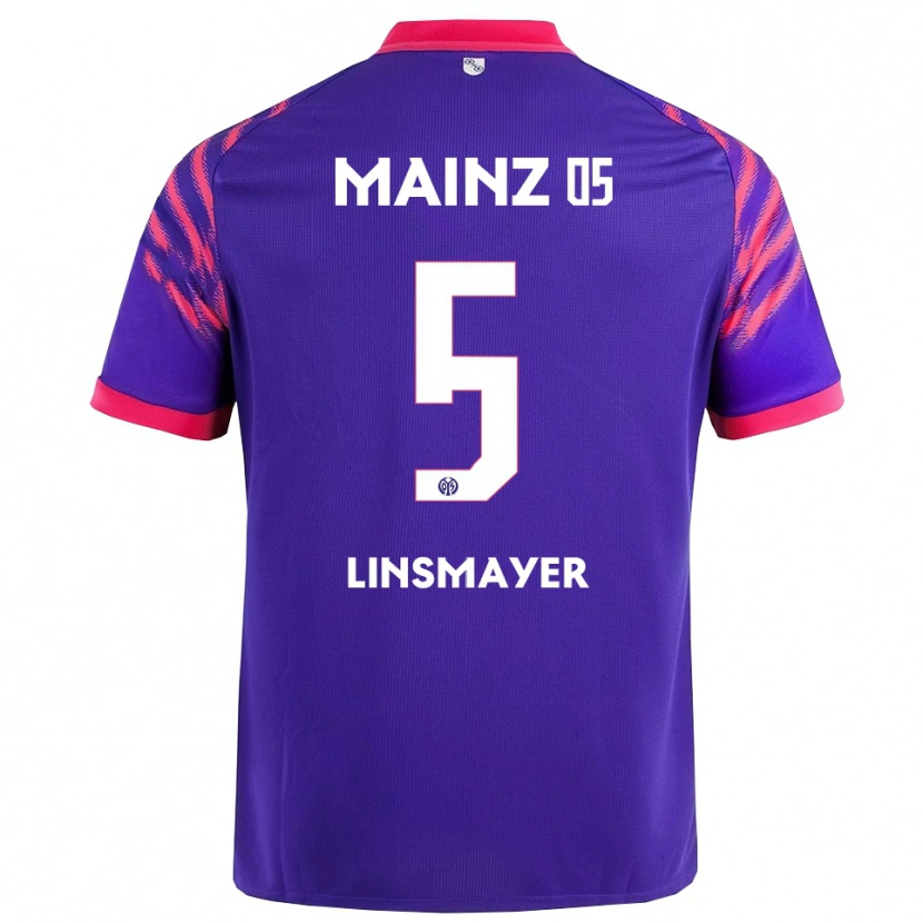 Danxen Mulher Camisola Denis Linsmayer #5 Marinho Rosa Alternativa 2025/26 Camisa Brasil