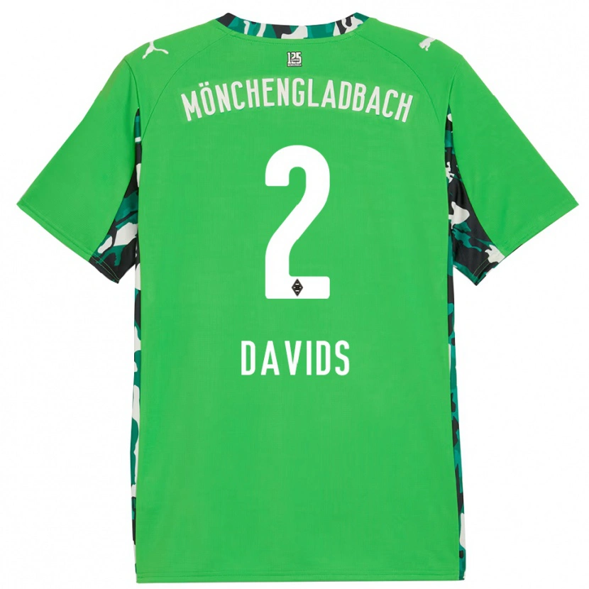 Danxen Mulher Camisola Leander Davids #2 Verde Preto Alternativa 2025/26 Camisa Brasil