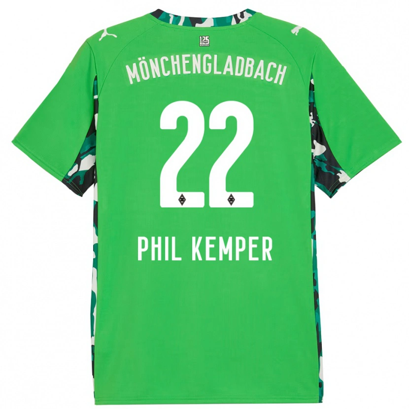 Danxen Mulher Camisola Phil Kemper #22 Verde Preto Alternativa 2025/26 Camisa Brasil
