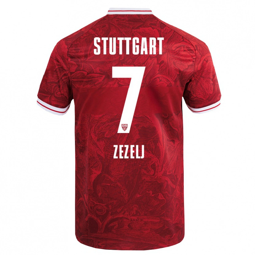 Danxen Mulher Camisola Neno Zezelj #7 Vermelho Preto Alternativa 2025/26 Camisa Brasil