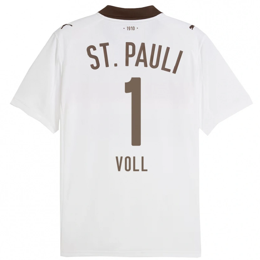 Danxen Mulher Camisola Ben Voll #1 Branco Vermelho Alternativa 2025/26 Camisa Brasil