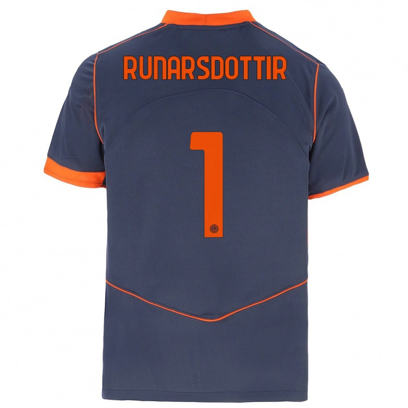 Danxen Mulher Camisola Cecilía Rán Rúnarsdóttir #1 Cinza Laranja Terceiro 2025/26 Camisa Brasil