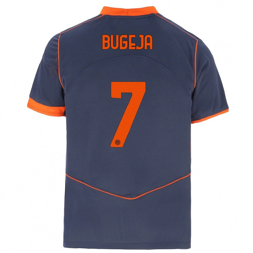 Danxen Mulher Camisola Haley Bugeja #7 Cinza Laranja Terceiro 2025/26 Camisa Brasil