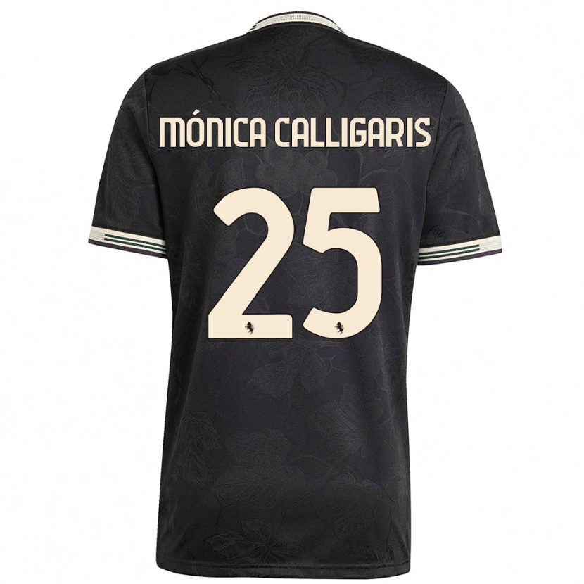 Danxen Mulher Camisola Viola Mónica Calligaris #25 Preto Branco Verde Terceiro 2025/26 Camisa Brasil