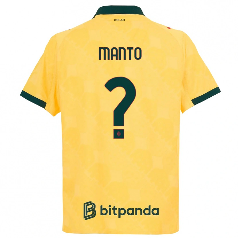 Danxen Mulher Camisola Gaetano Manto #0 Amarelo Preto Terceiro 2025/26 Camisa Brasil