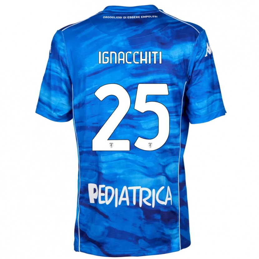 Danxen Criança Camisola Lorenzo Ignacchiti #25 Azul Branco Principal 2025/26 Camisa Brasil