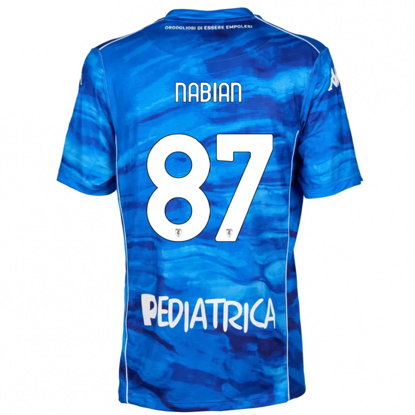 Danxen Criança Camisola Herculano Nabian #87 Azul Branco Principal 2025/26 Camisa Brasil