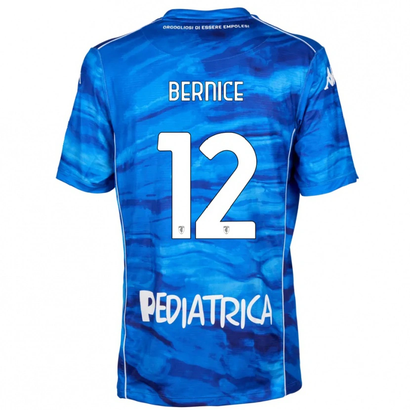 Danxen Criança Camisola Matteo Bernice #12 Azul Branco Principal 2025/26 Camisa Brasil