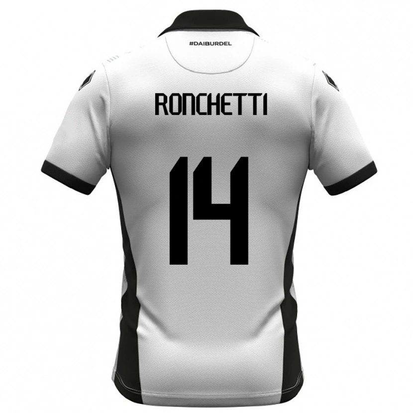 Danxen Criança Camisola Filippo Ronchetti #14 Branco Preto Laranja Principal 2025/26 Camisa Brasil