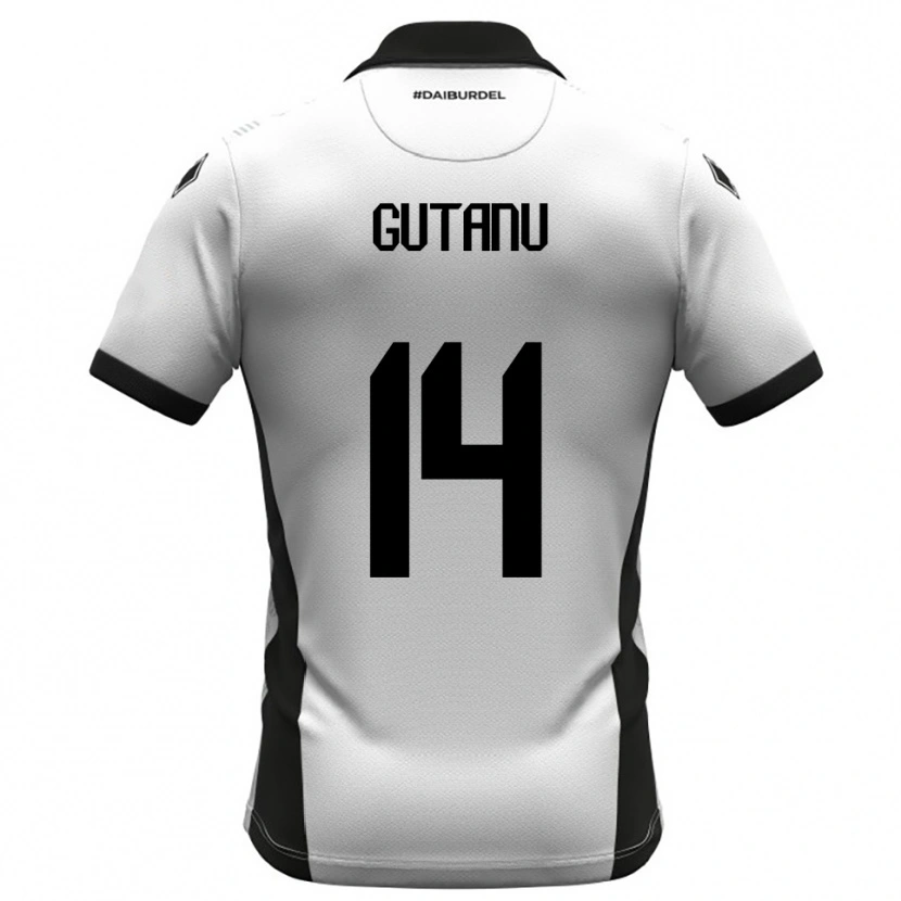 Danxen Criança Camisola Victor Gutanu #14 Branco Preto Laranja Principal 2025/26 Camisa Brasil