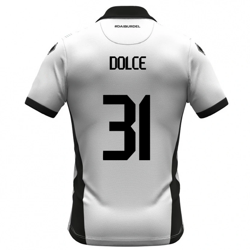 Danxen Criança Camisola Alessandro Dolce #31 Branco Preto Laranja Principal 2025/26 Camisa Brasil