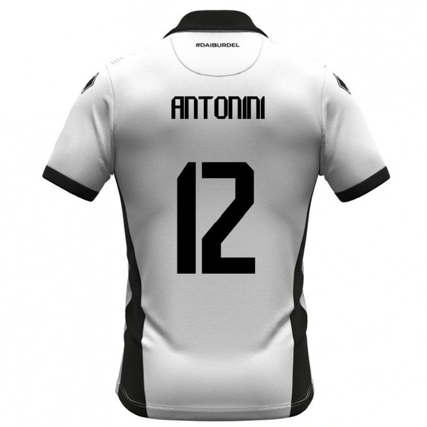 Danxen Criança Camisola Francesco Antonini #12 Branco Preto Laranja Principal 2025/26 Camisa Brasil