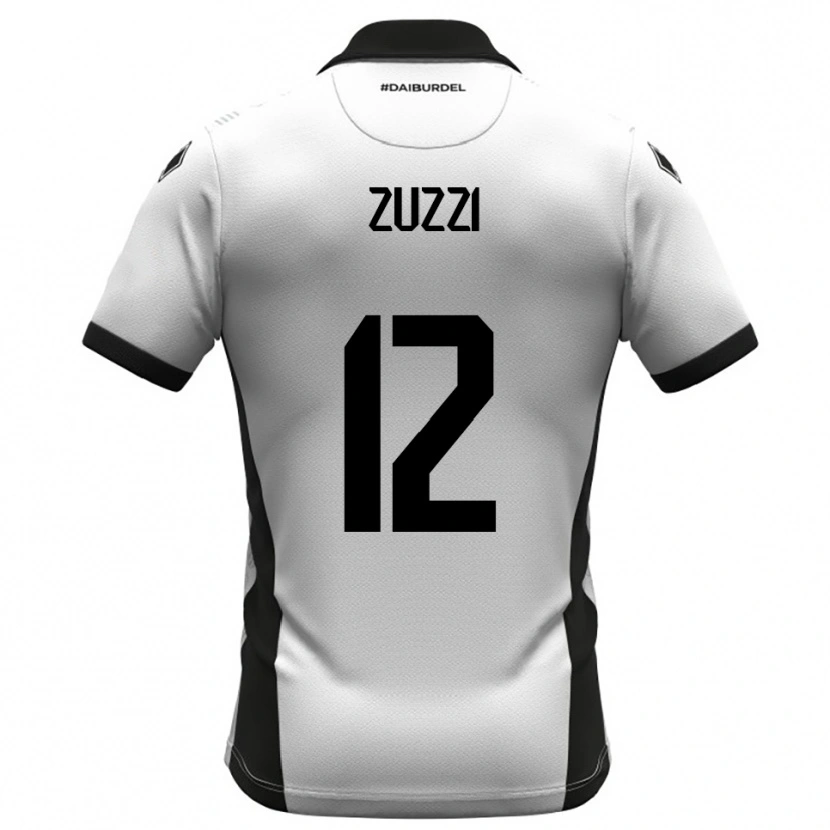 Danxen Criança Camisola Riccardo Zuzzi #12 Branco Preto Laranja Principal 2025/26 Camisa Brasil
