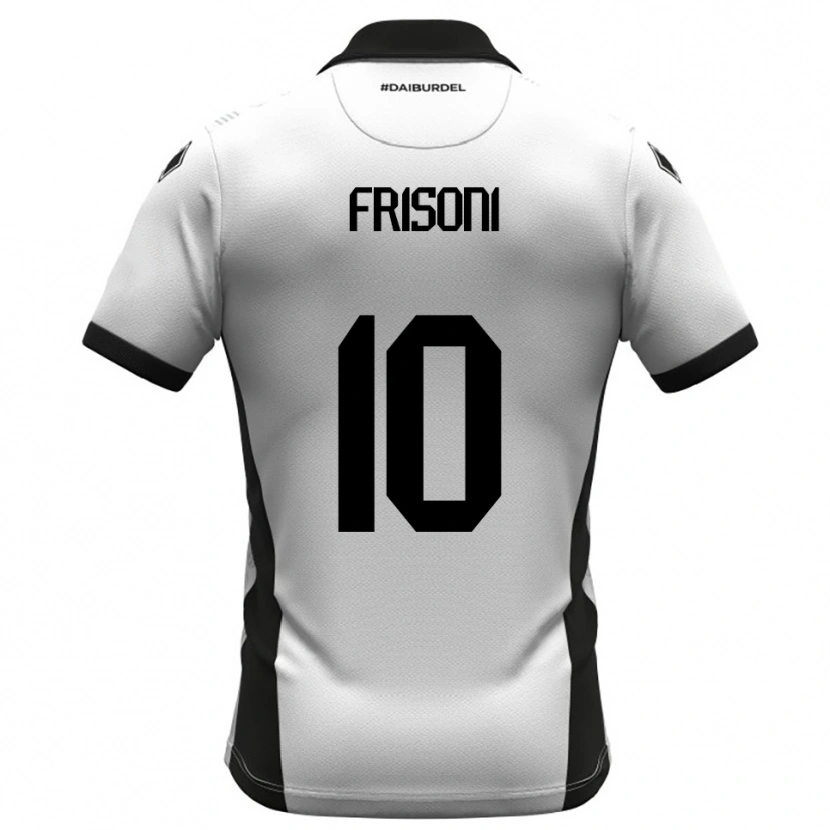 Danxen Criança Camisola Riccardo Frisoni #10 Branco Preto Laranja Principal 2025/26 Camisa Brasil