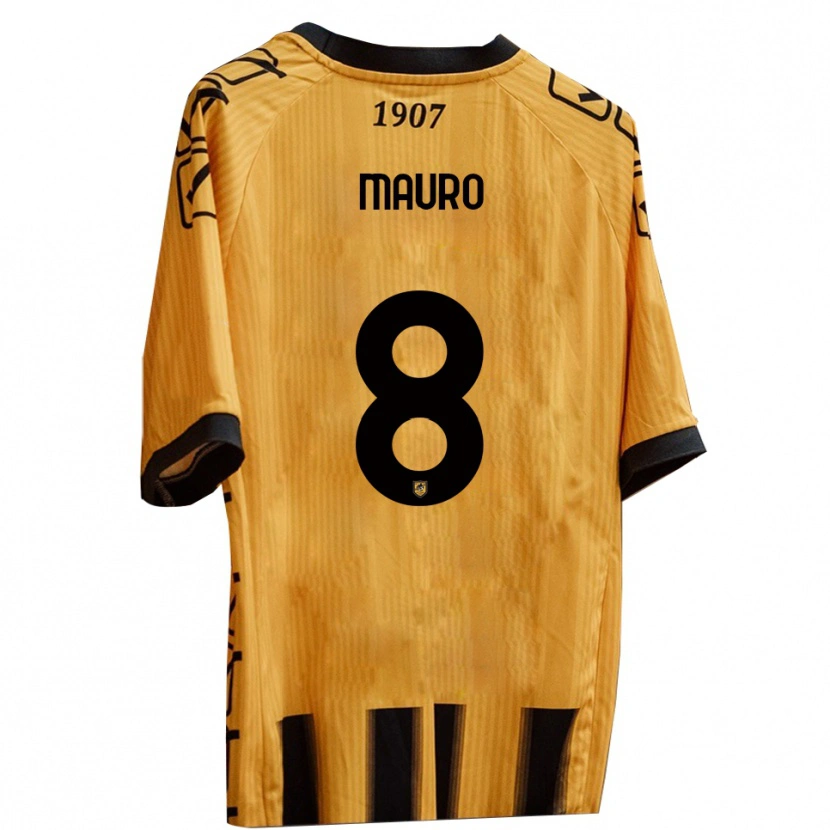 Danxen Criança Camisola Antonio Mauro #8 Amarelo Preto Principal 2025/26 Camisa Brasil