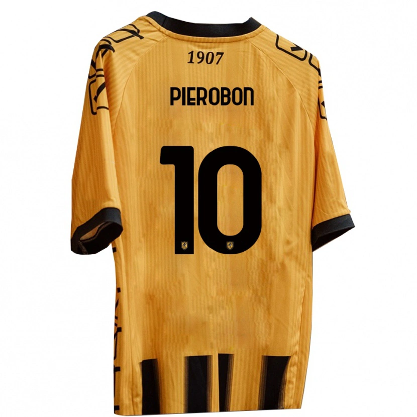 Danxen Criança Camisola Christian Pierobon #10 Amarelo Preto Principal 2025/26 Camisa Brasil