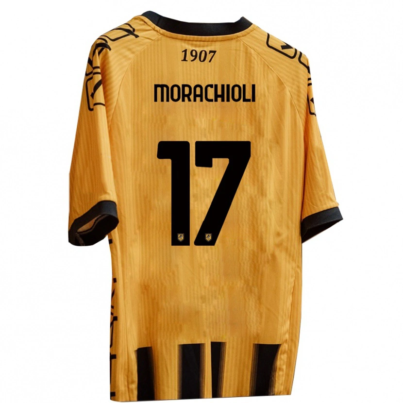 Danxen Criança Camisola Gregorio Morachioli #17 Amarelo Preto Principal 2025/26 Camisa Brasil