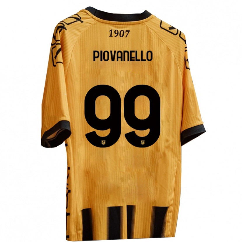 Danxen Criança Camisola Enrico Piovanello #99 Amarelo Preto Principal 2025/26 Camisa Brasil