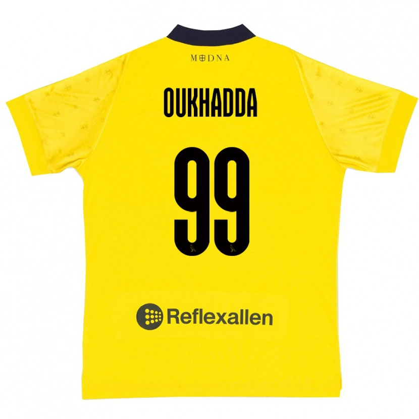 Danxen Criança Camisola Shady Oukhadda #99 Amarelo Marinho Principal 2025/26 Camisa Brasil