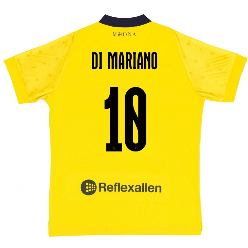 Danxen Criança Camisola Francesco Di Mariano #10 Amarelo Marinho Principal 2025/26 Camisa Brasil