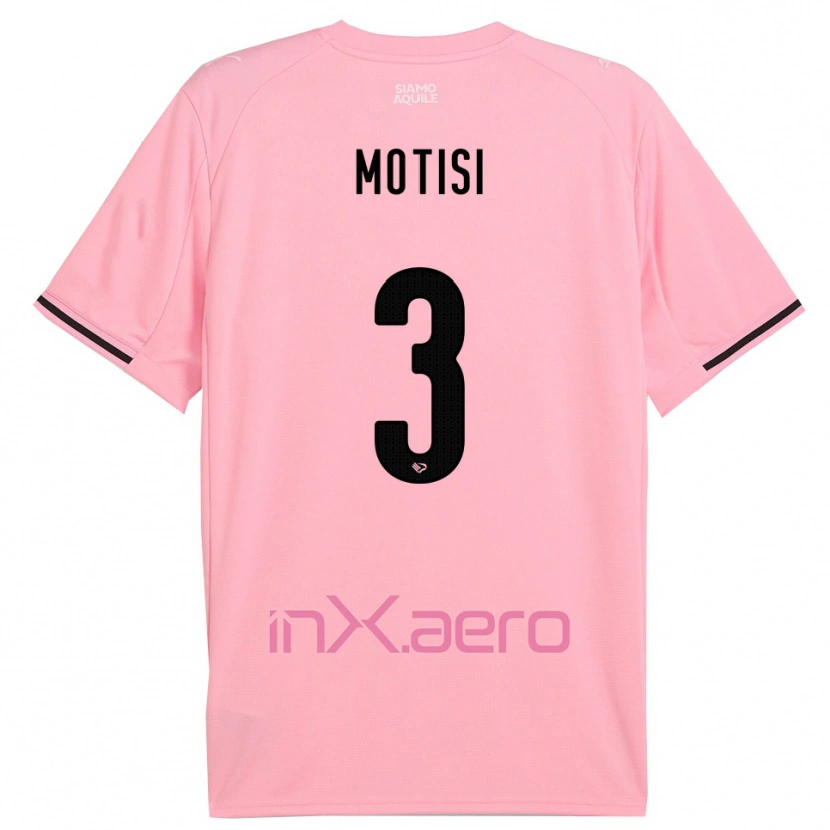 Danxen Criança Camisola Giuseppe Motisi #3 Rosa Preto Principal 2025/26 Camisa Brasil
