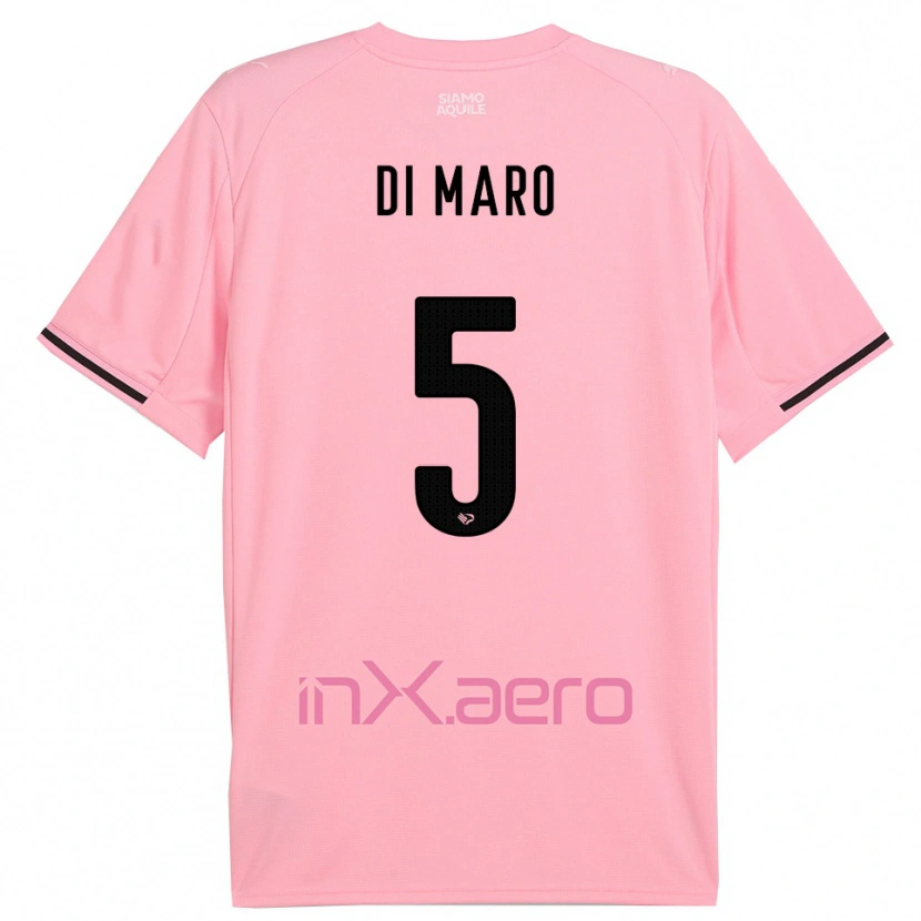 Danxen Criança Camisola Filippo Di Maro #5 Rosa Preto Principal 2025/26 Camisa Brasil