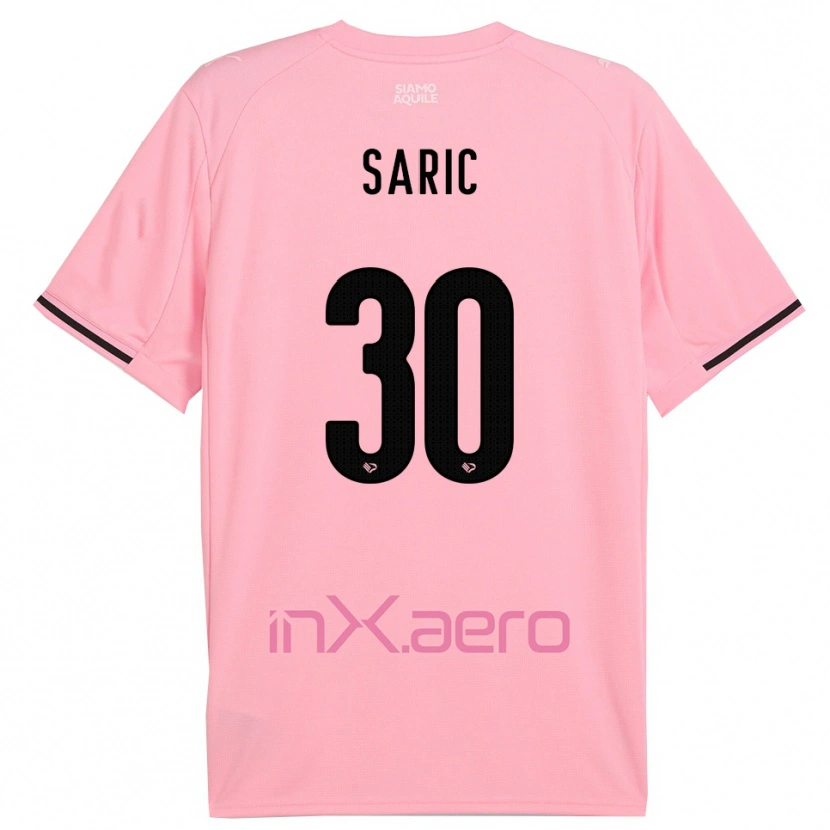 Danxen Criança Camisola Dario Saric #30 Rosa Preto Principal 2025/26 Camisa Brasil