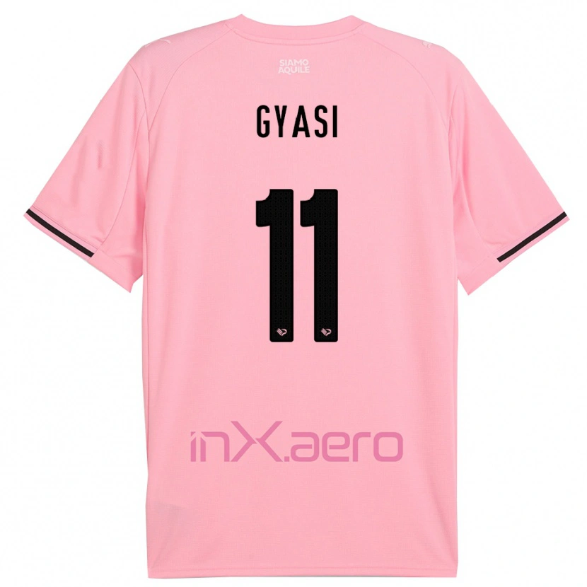 Danxen Criança Camisola Emmanuel Gyasi #11 Rosa Preto Principal 2025/26 Camisa Brasil