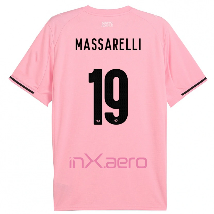 Danxen Criança Camisola Francesco Massarelli #19 Rosa Preto Principal 2025/26 Camisa Brasil