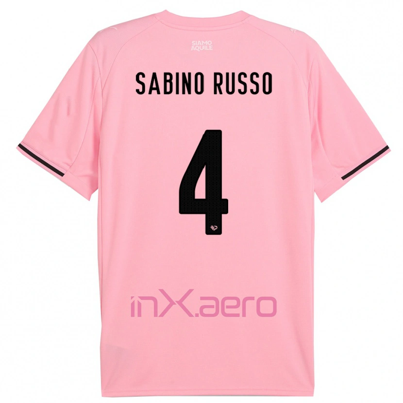 Danxen Criança Camisola Alessandro Sabino Russo #4 Rosa Preto Principal 2025/26 Camisa Brasil