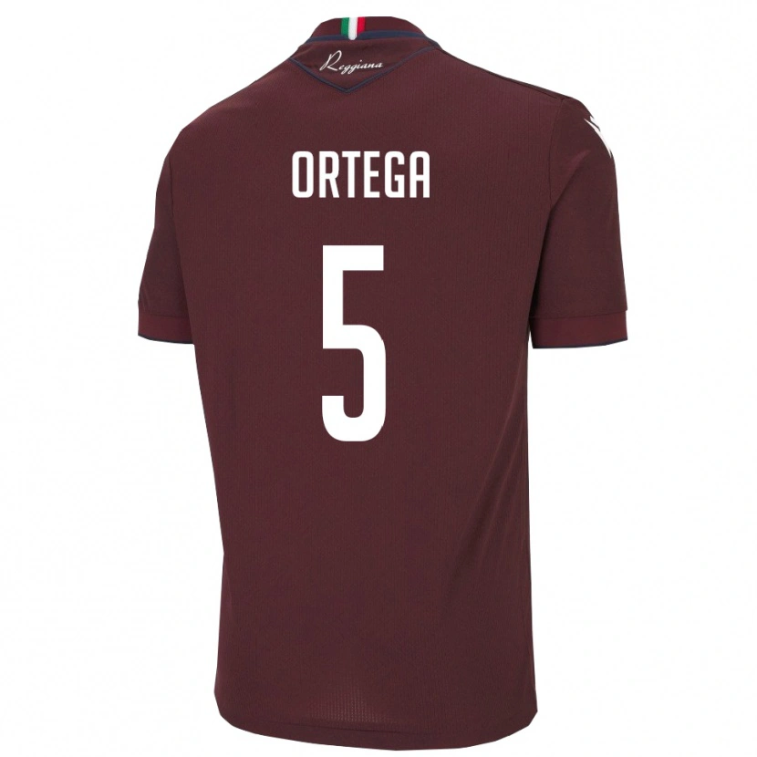 Danxen Criança Camisola Jean Paulo Cardona Ortega #5 Borgonha Branco Principal 2025/26 Camisa Brasil