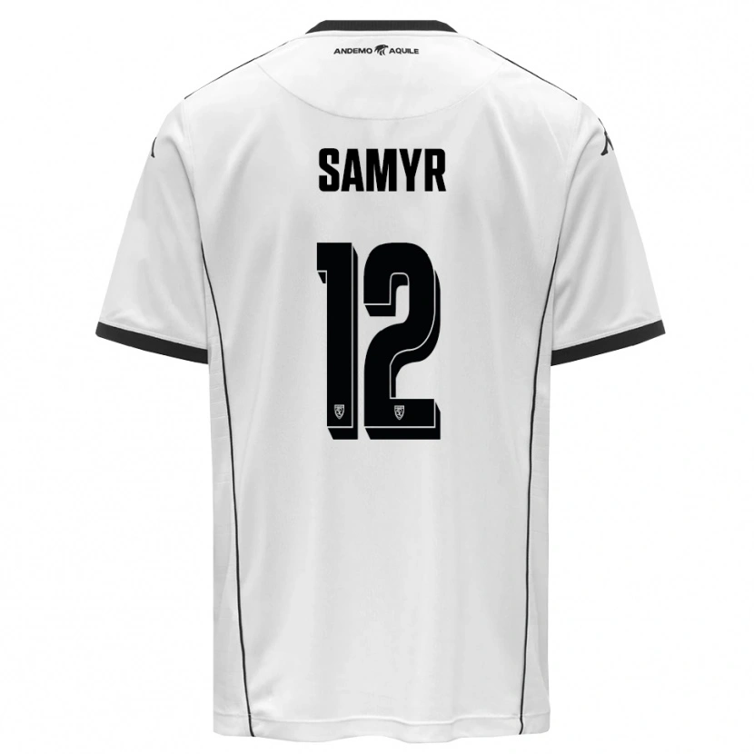 Danxen Criança Camisola Walid Samyr #12 Branco Preto Principal 2025/26 Camisa Brasil