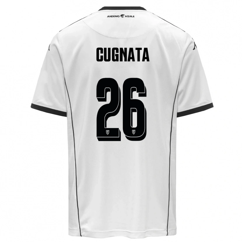 Danxen Criança Camisola Christian Cugnata #26 Branco Preto Principal 2025/26 Camisa Brasil