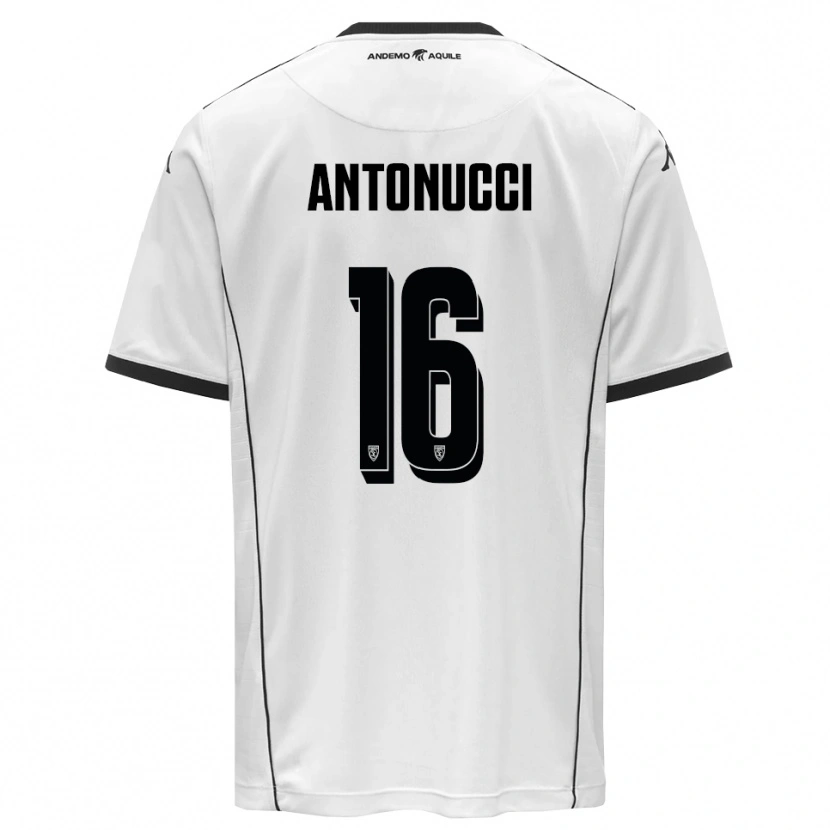 Danxen Criança Camisola Mirko Antonucci #16 Branco Preto Principal 2025/26 Camisa Brasil