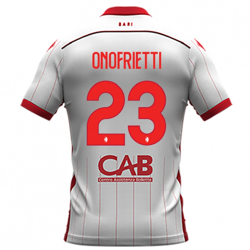 Danxen Criança Camisola Vincenzo Onofrietti #23 Branco Vermelho Principal 2025/26 Camisa Brasil