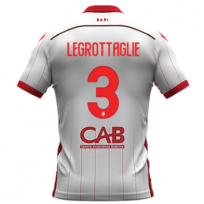 Danxen Criança Camisola Umberto Legrottaglie #3 Branco Vermelho Principal 2025/26 Camisa Brasil