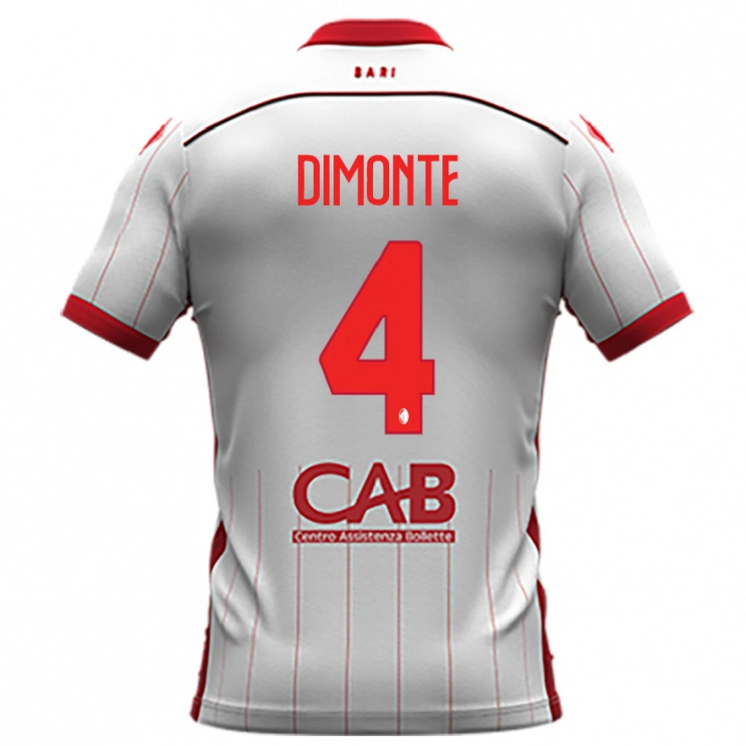 Danxen Criança Camisola Paolo Dimonte #4 Branco Vermelho Principal 2025/26 Camisa Brasil