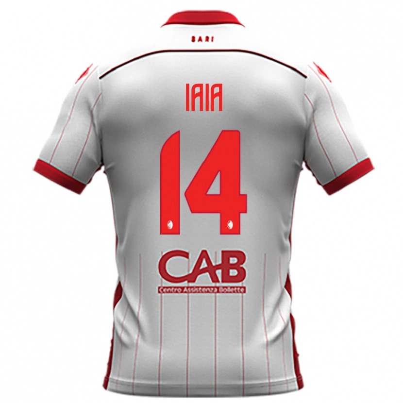 Danxen Criança Camisola Pasquale Iaia #14 Branco Vermelho Principal 2025/26 Camisa Brasil