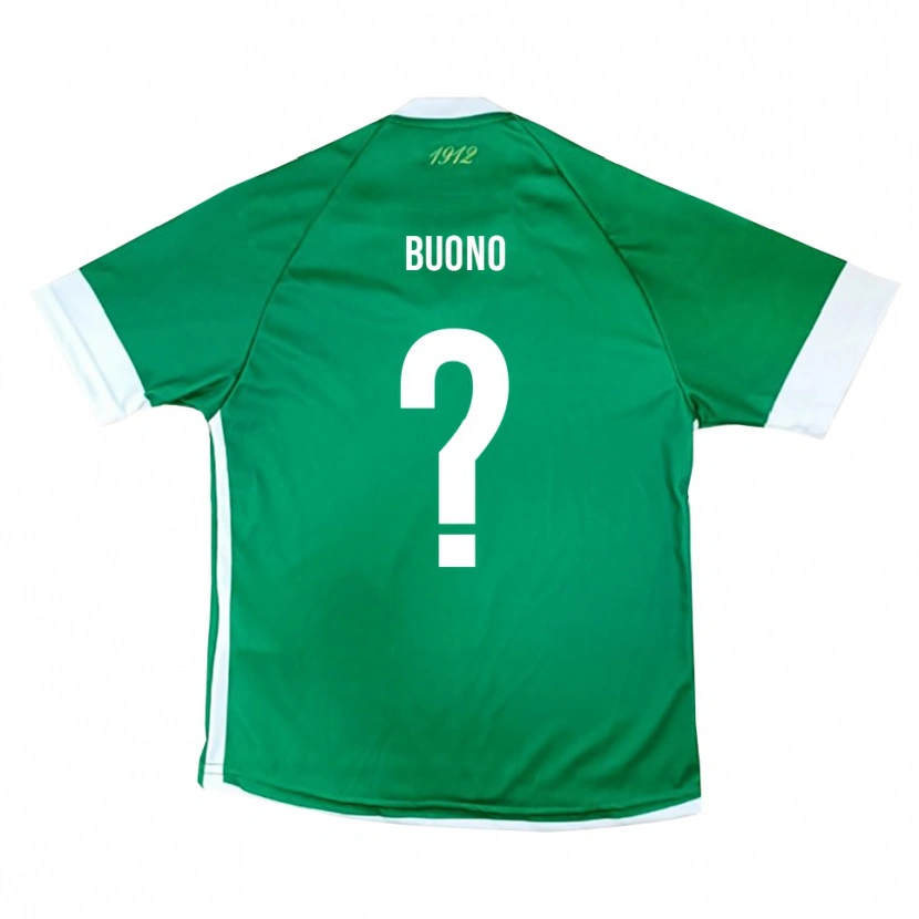 Danxen Criança Camisola Nicola Buono #0 Verde Branco Principal 2025/26 Camisa Brasil
