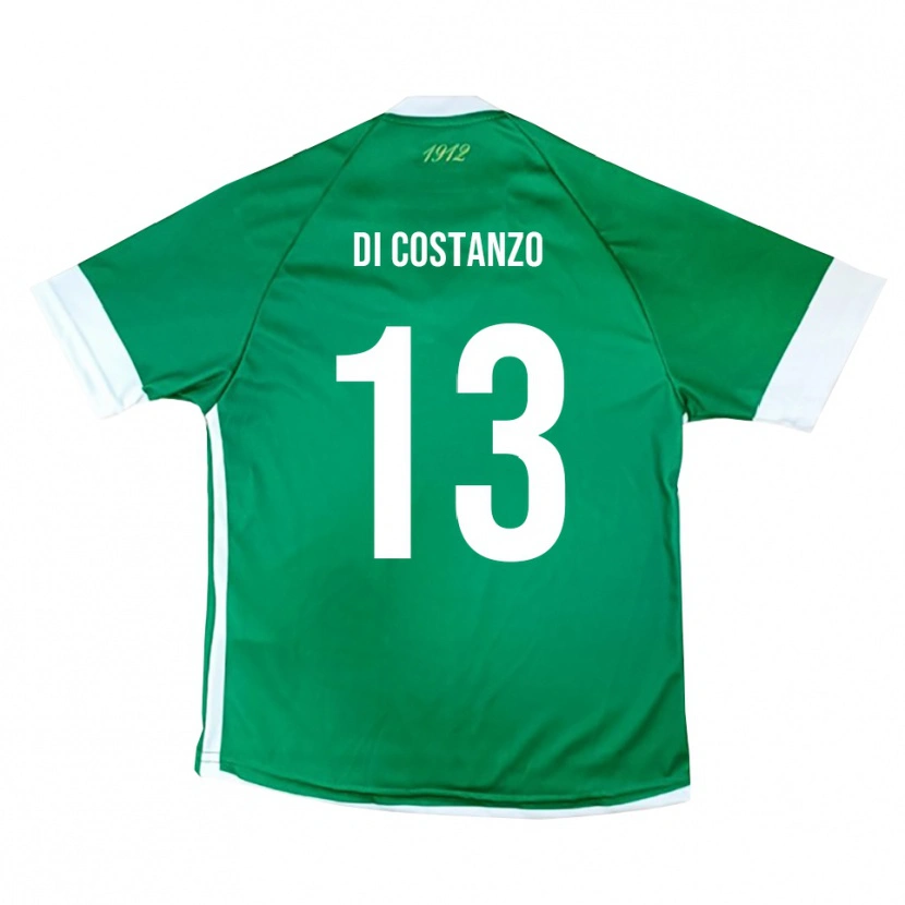 Danxen Criança Camisola Raffaele Maria Di Costanzo #13 Verde Branco Principal 2025/26 Camisa Brasil