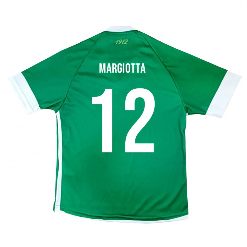 Danxen Criança Camisola Manuele Margiotta #12 Verde Branco Principal 2025/26 Camisa Brasil
