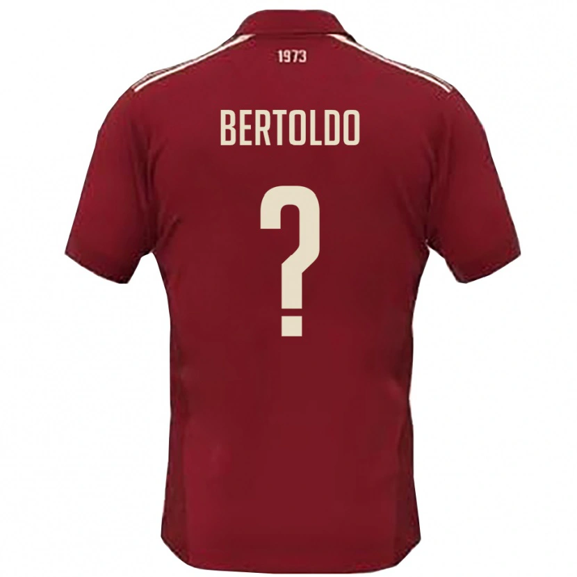Danxen Criança Camisola Riccardo Bertoldo #0 Borgonha Branco Principal 2025/26 Camisa Brasil