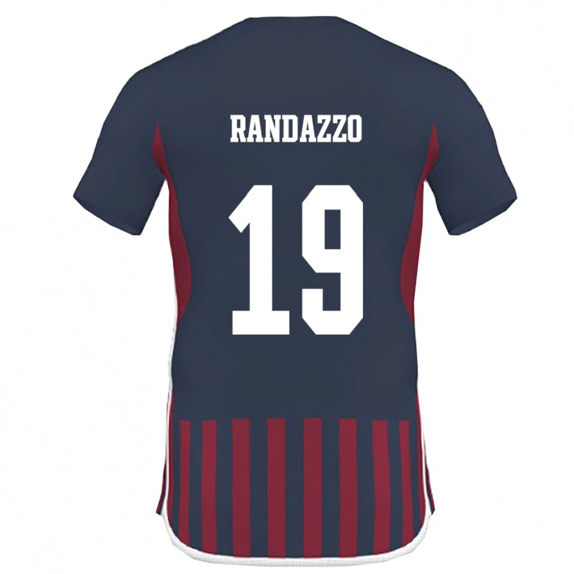 Danxen Criança Camisola Alessandro Randazzo #19 Marinho Vermelho Principal 2025/26 Camisa Brasil