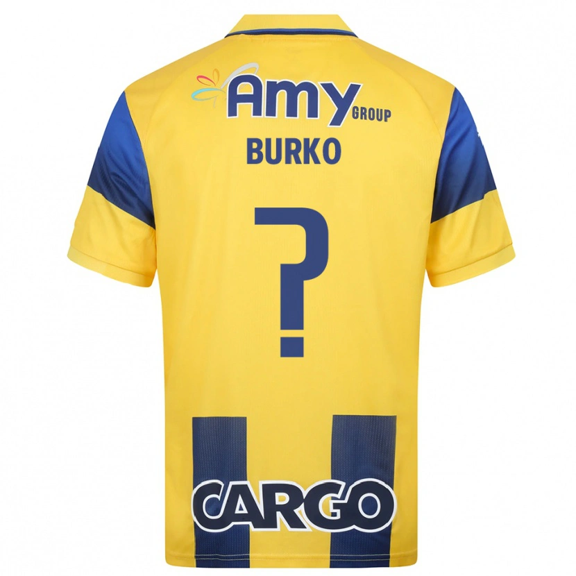 Danxen Criança Camisola Tal Burko #0 Amarelo Marinho Principal 2025/26 Camisa Brasil