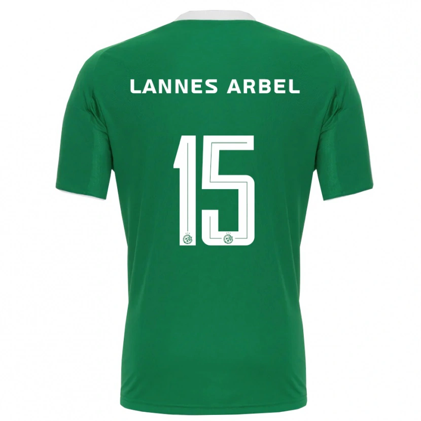 Danxen Criança Camisola Tomer Lannes Arbel #15 Verde Branco Principal 2025/26 Camisa Brasil