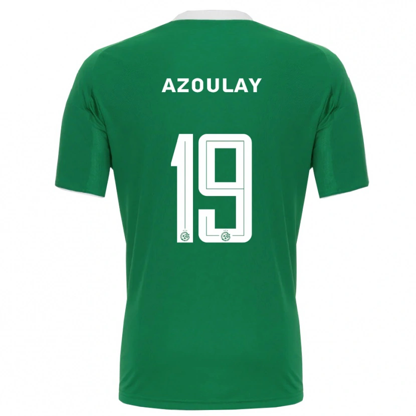 Danxen Criança Camisola Ethane Azoulay #19 Verde Branco Principal 2025/26 Camisa Brasil