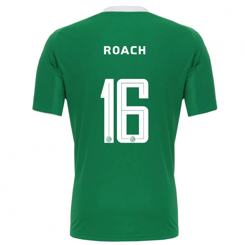 Danxen Criança Camisola Ilay Roach #16 Verde Branco Principal 2025/26 Camisa Brasil
