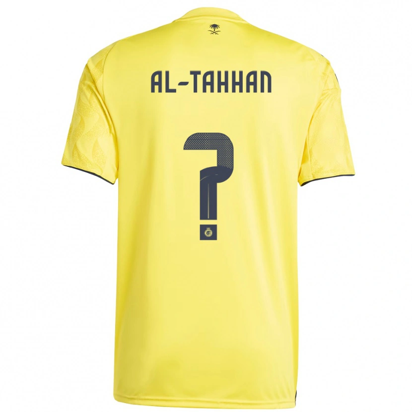Danxen Criança Camisola Yousef Al-Tahhan #0 Amarelo Preto Principal 2025/26 Camisa Brasil